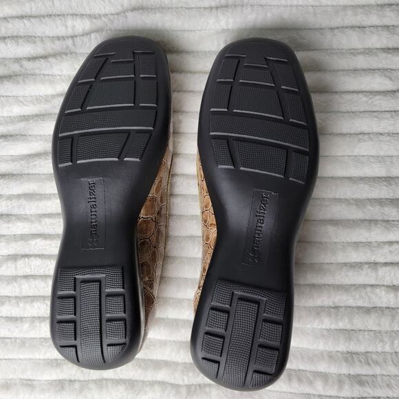 Naturalizer Carleen Loafers Women’s 8M Faux‎ Croc Embossed Comfort Slip On Shoes - Picture 7 of 11